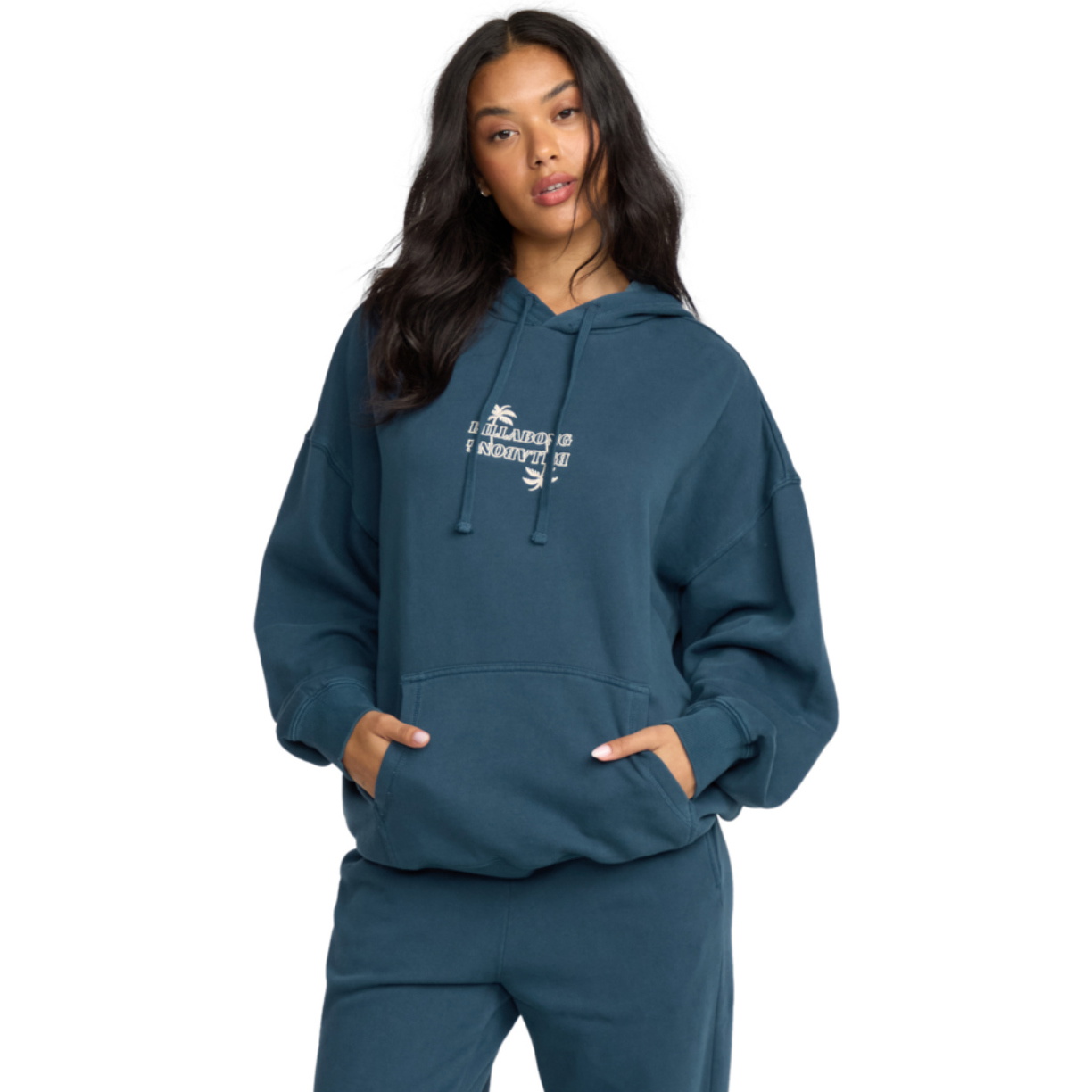 2025 Billabong Womens Best Wishes Hoodie 24B413504 - Navy